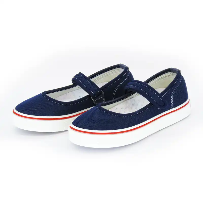 کفش دخترانه مدل عروسکی رنگ سرمه ای