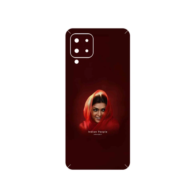 برچسب پوششی ماهوت مدل Portrait of an Indian Woman مناسب برای گوشی موبایل سامسونگ Galaxy M22