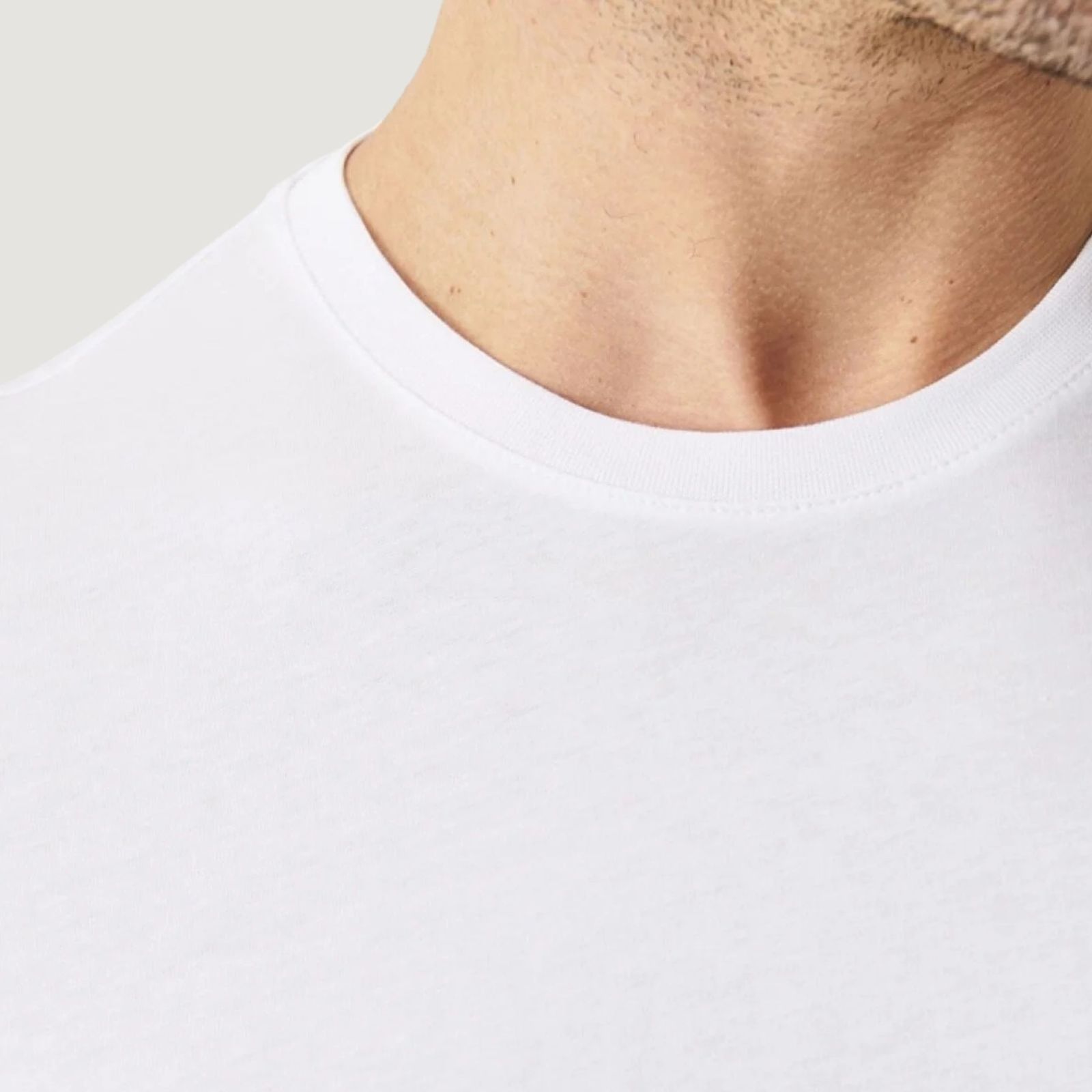 تی شرت آستین کوتاه مردانه نوزده نودیک مدل TS01 W -  - 6