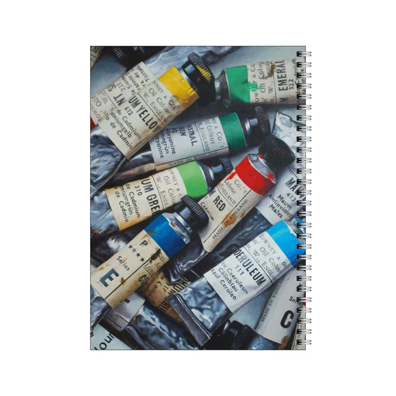 دفتر مشق 100 برگ بامبیلیپ طرح رنگ روغن  کد 1570865