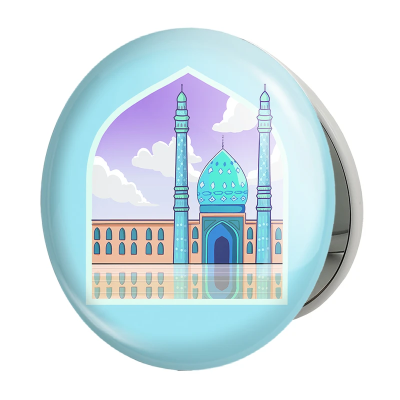 آینه جیبی خندالو طرح نیمه شعبان کودکانه مدل تاشو کد 25540 