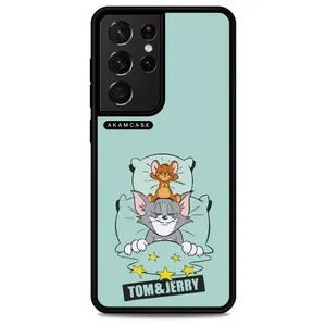AKAM AMC-WSGS21U-TOM & JERRY10 Cover For Samsung Galaxy S21 Ultra