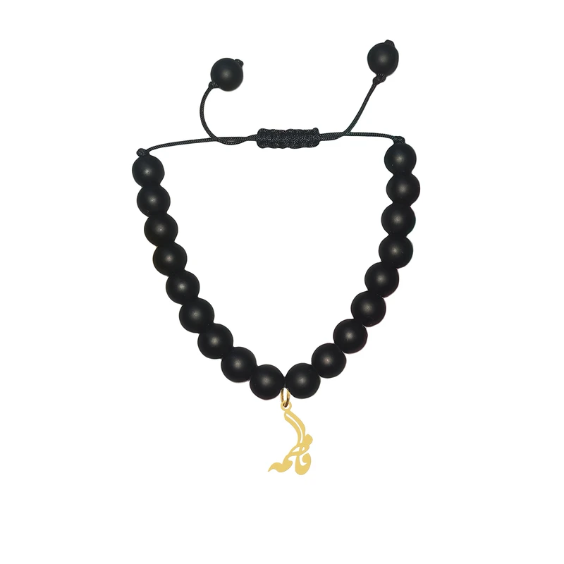 دستبند مهره ای زنانه هایکا مدل اسم فاطمه کد bd.h 202