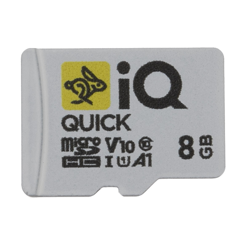 کارت حافظه microSDHC آی کیو مدل V10 A1 کلاس 10 استاندارد U1 سرعت 85MBps ظرفیت 8 گیگابایت