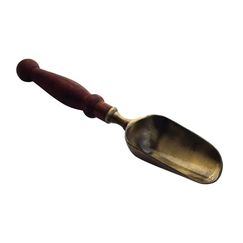 قاشق آجیل خوری مدل دسته چوبی