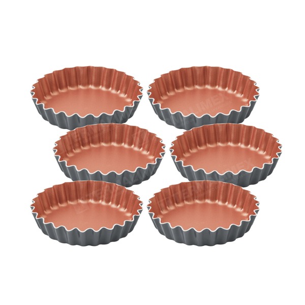 قالب شیرینی ترامونتینا مدل TART کد 27899061 بسته 6 عددی قالب شیرینی ترامونتینا مدل TART کد 27899061 بسته 6 عددی