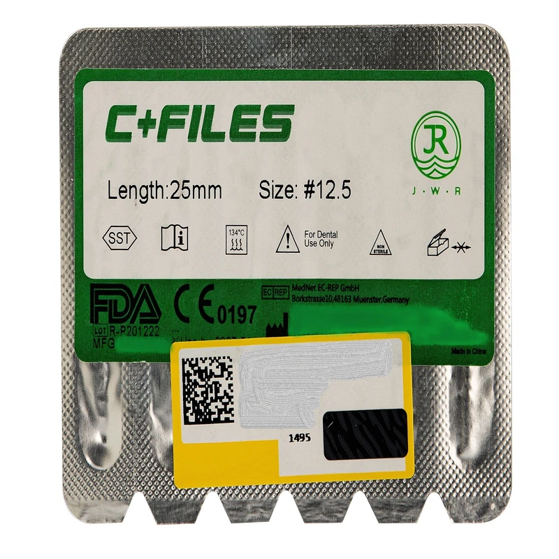 سیفایل دندانپزشکی جی دبلیو آر مدل C سایز 12 بسته 6 عددی