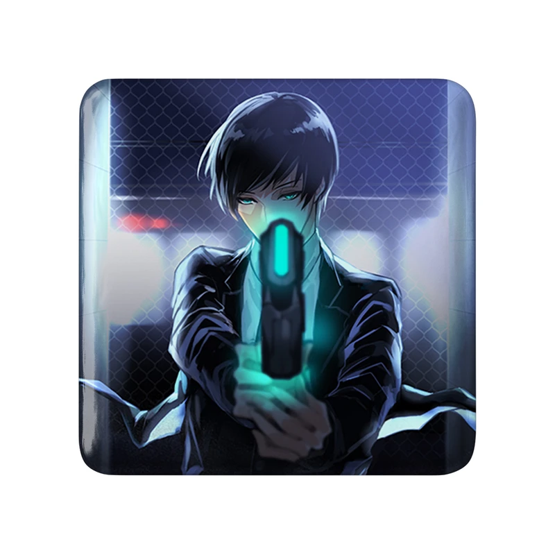 پیکسل خندالو طرح انیمه روان گذر (Psycho Pass) مدل مربعی کد 33736