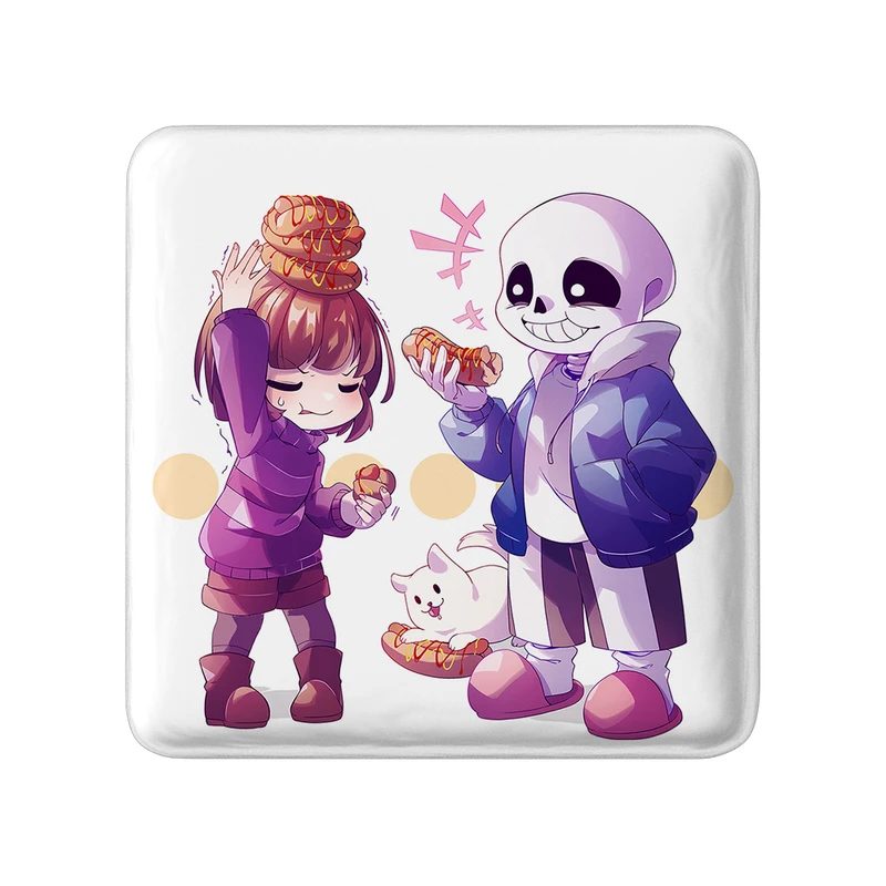 پیکسل خندالو طرح بازی آندرتیل (Undertale) مدل مربعی کد 31753