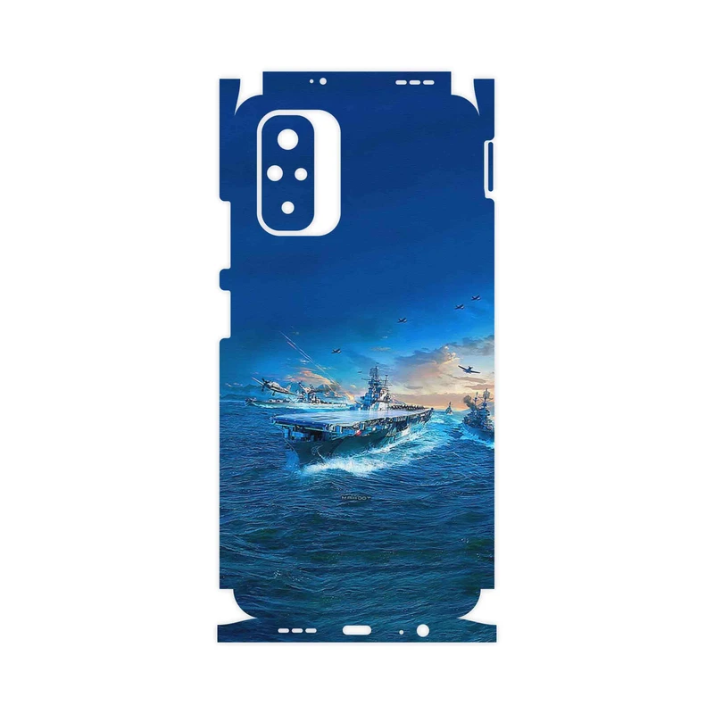 برچسب پوششی ماهوت مدل Warship-FullSkin مناسب برای گوشی موبایل شیائومی Redmi Note 10