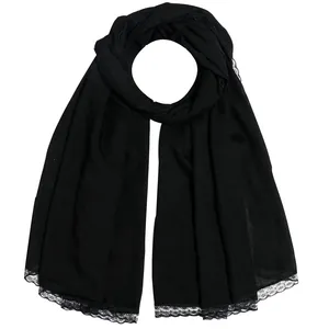 شال زنانه مدل  نخی دور دانتل کد 1026