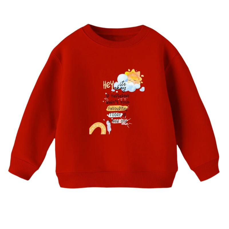 سویشرت بچگانه مدل نوشته رنگی کد 2 