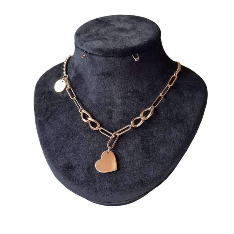 گردنبند زنانه ژوپینگ مدل قلب ولنتاین