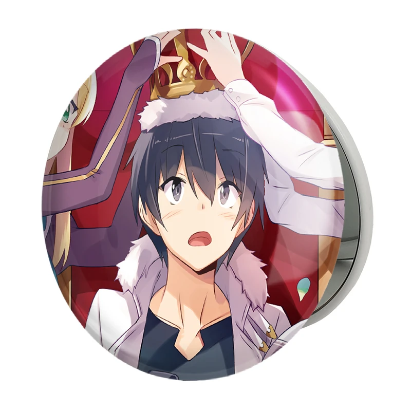 آینه جیبی خندالو طرح انیمه در دنیایی دیگر با تلفن هوشمندم مدل تاشو کد 27148 