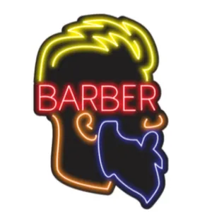 تابلو ال ای دی نئون فلکسی مدل BARBER کد 01