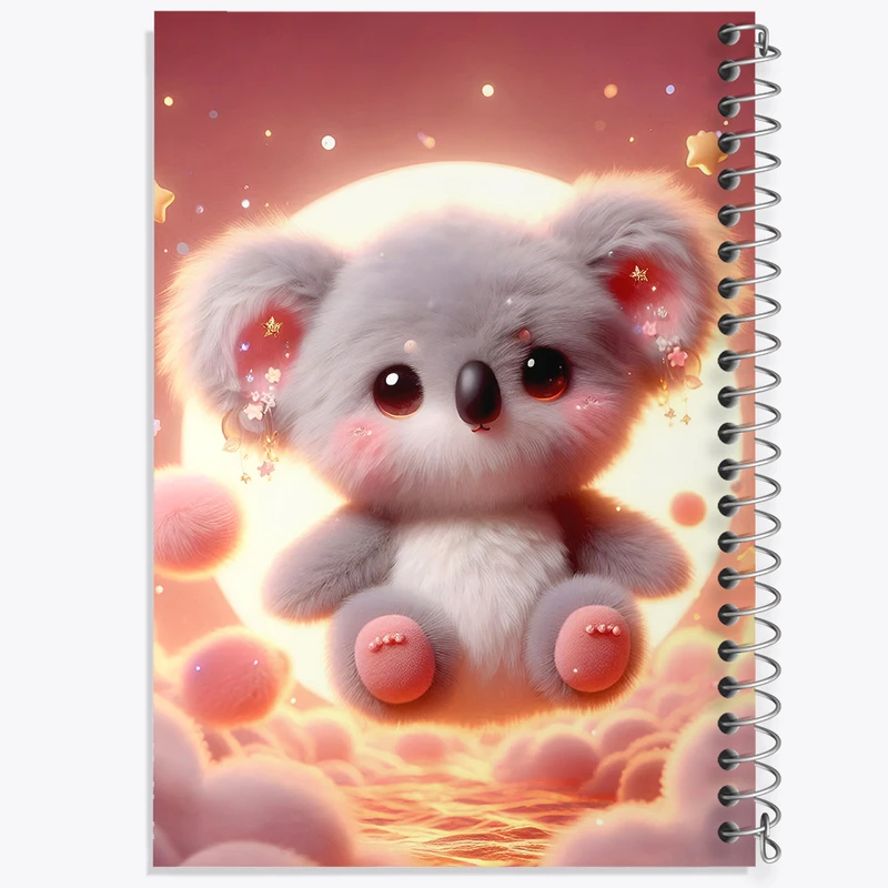 دفتر شطرنجی 50 برگ خندالو طرح کوآلا بامزه کد F5453