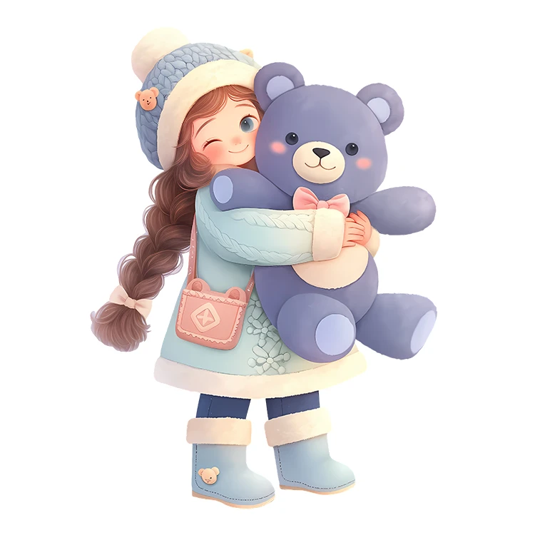 استیکر پارچه و لباس پاد آفرین مدل کارتونی بچگانه کیوت بامزه کد S6014