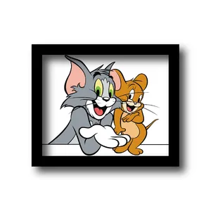 تابلو مدل  کارتون تام و جری .طرح دوستان صمیمی