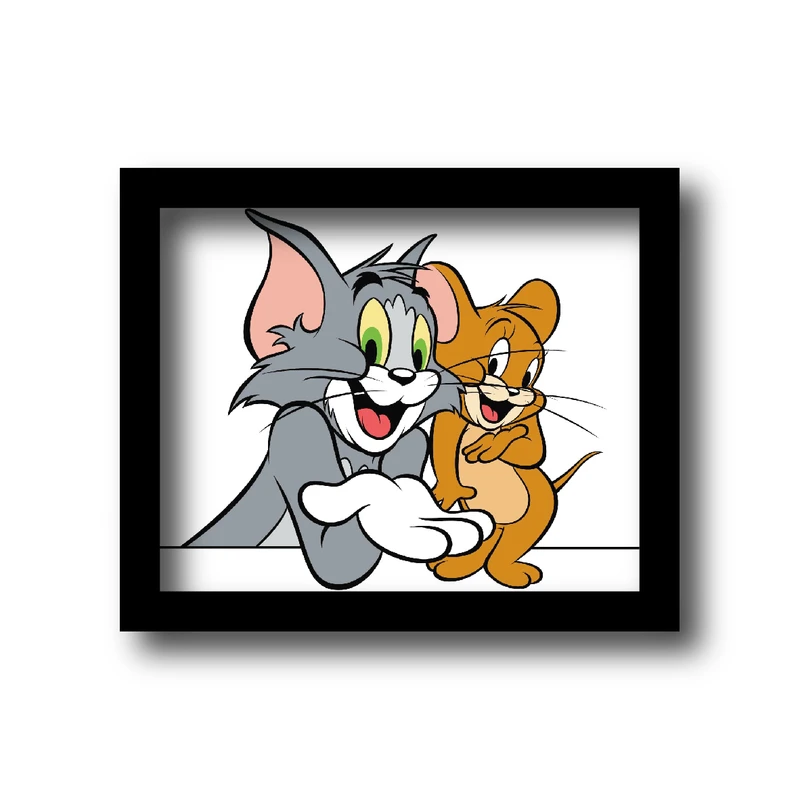 تابلو مدل  کارتون تام و جری .طرح دوستان صمیمی