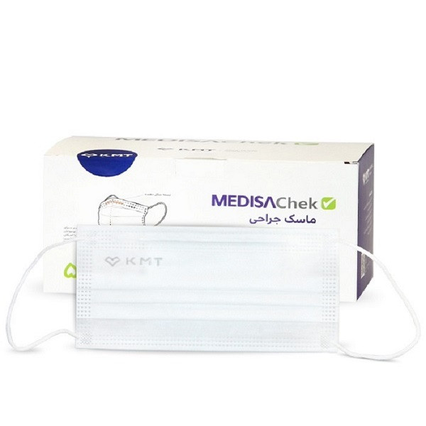 ماسک تنفسی مدیساچک مدل سه لایه بسته  50 عددی