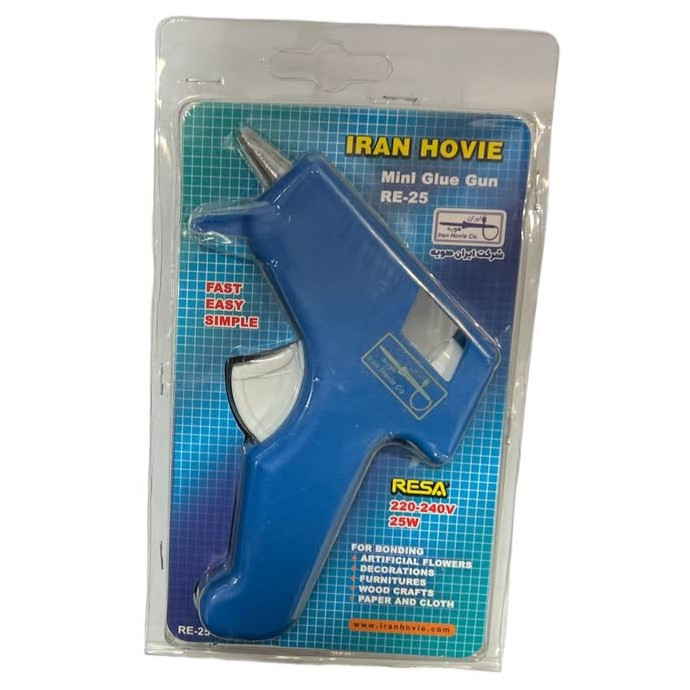 دستگاه چسب تفنگی ایران هویه مدل Mini Glue Gun RE-25