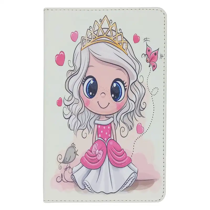 کیف کلاسوری طرح دختر پرنسس کد TB240 مناسب برای تبلت سامسونگ Galaxy Tab A 8.0 2019 T290 / T295