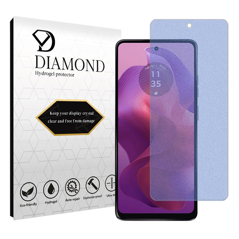 محافظ صفحه نمایش مات آنتی بلو دیاموند مدل Tough مناسب برای گوشی موبایل موتورولا Moto G24