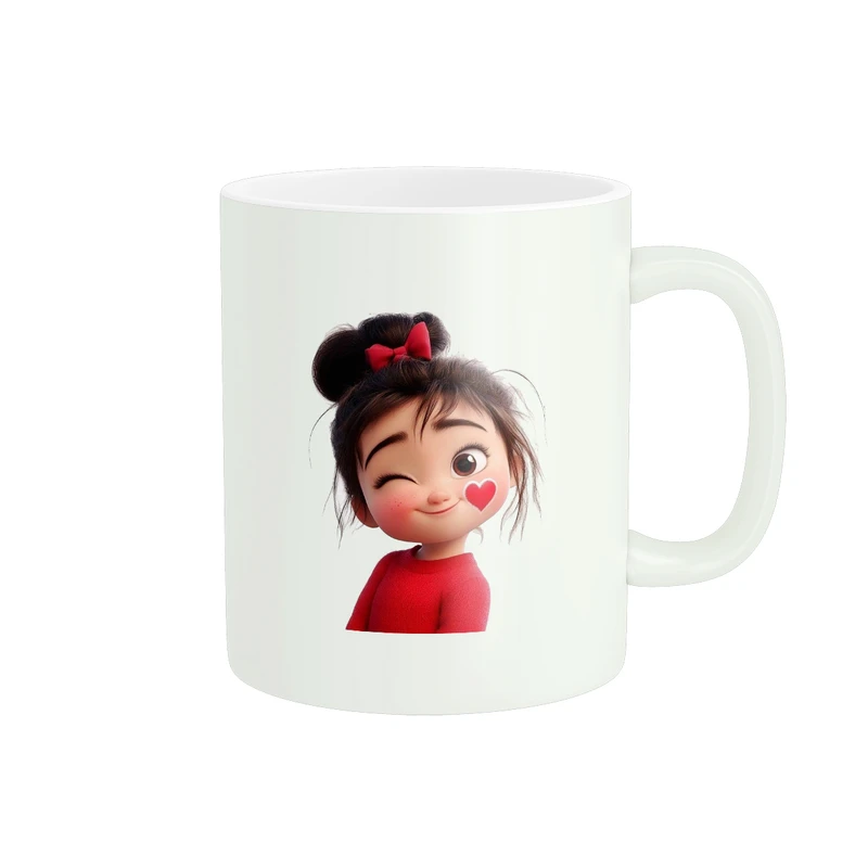 ماگ پاد آفرین طرح دخترک کد 878