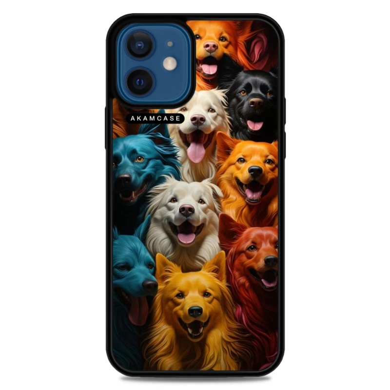 کاور آکام مدل AMC-WA12M-DOGS-22 مناسب برای گوشی موبایل اپل iPhone 12 Mini