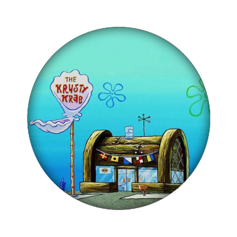 استیکر تزئینی موبایل مدل باب اسفنجی کد 4002