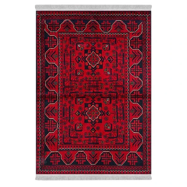 فرش پارچه‌ای دفه مدل فرشینه طرح مدرن کد 7