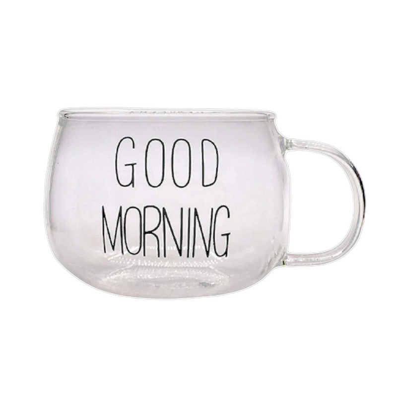 لیوان  مدل گود مورنینگ خمره ایی حجم 370 میلی لیتر