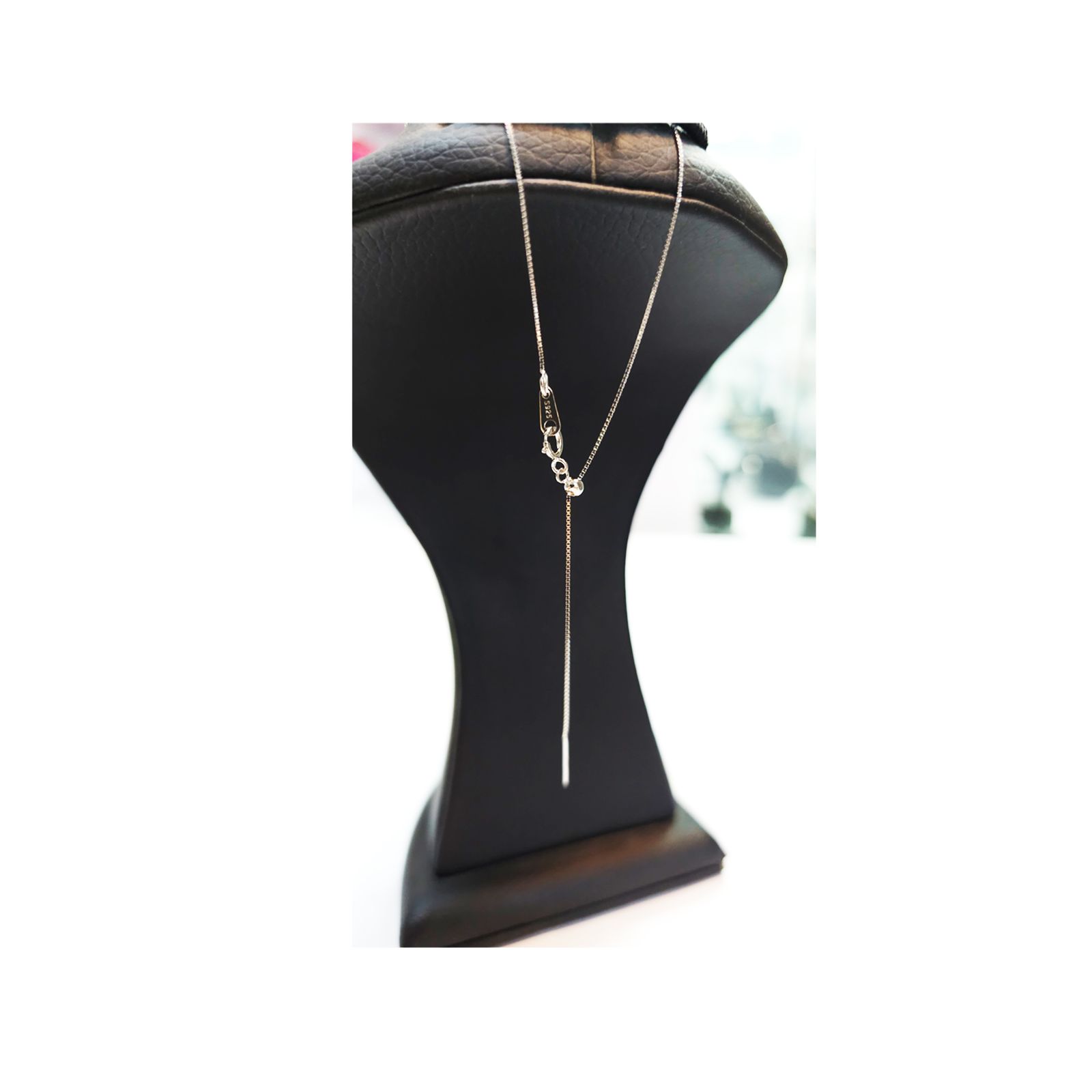 گردنبند نقره زنانه سواروسکی مدل اشکی کد 1000223 -  - 3