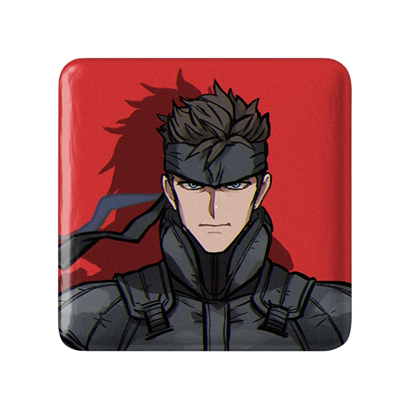 مگنت خندالو طرح بازی متال گیر (Metal Gear) مدل مربعی کد 33128