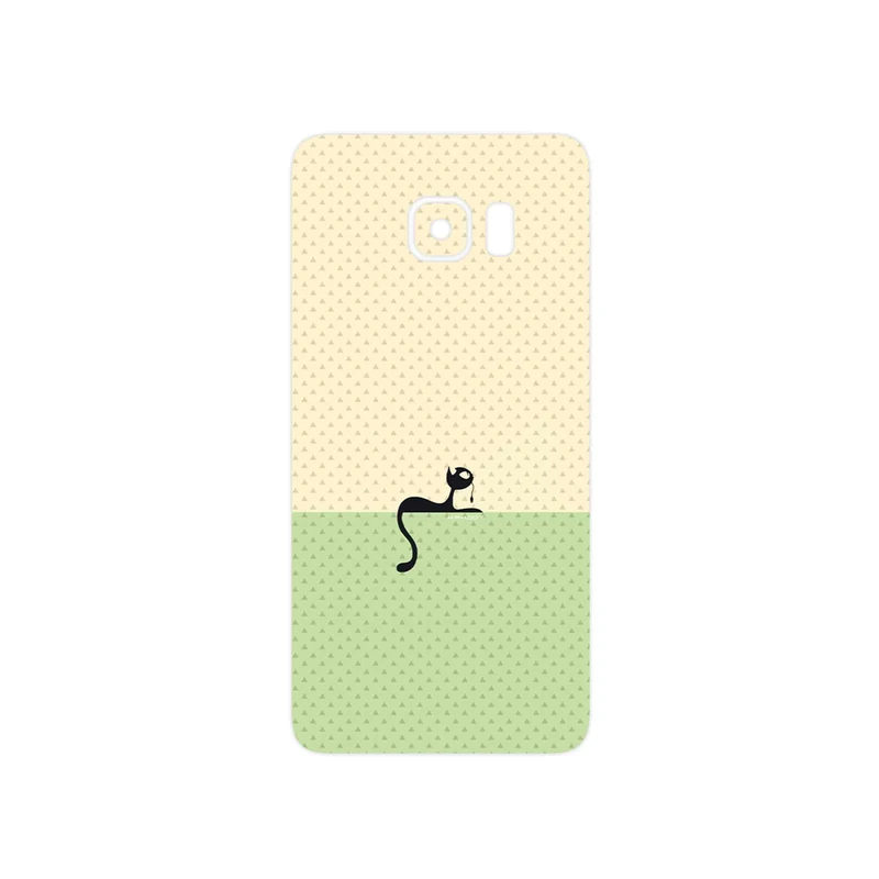 برچسب پوششی ماهوت مدل Minimal Internet Cat Icon مناسب برای گوشی موبایل سامسونگ Galaxy S6 Edge