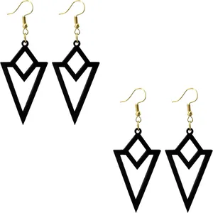 گوشواره زنانه هانستو مدل E2-034 مجموعه 2 عددی