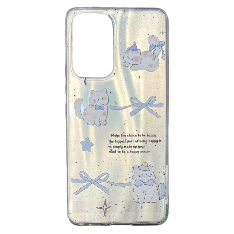 کاور فانتزی طرح گربه و پاپیون مناسب برای گوشی موبایل سامسونگ Galaxy S21 FE 