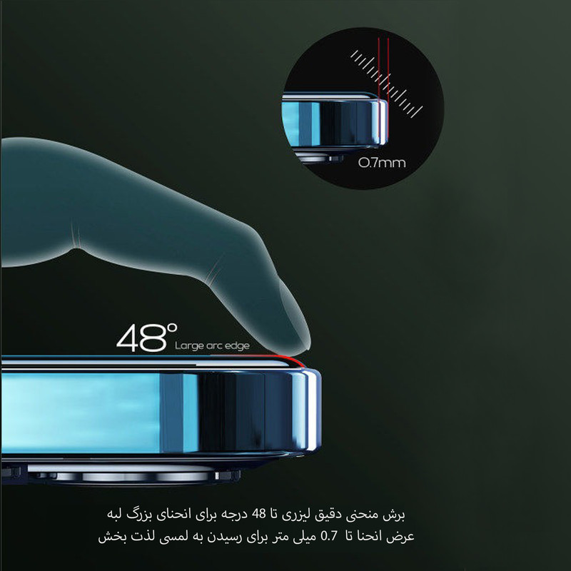 محافظ صفحه نمایش گرین لاین مدل Steve مناسب برای گوشی موبایل اپل iPhone 13 / 13 Pro