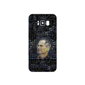 MAHOOT Collage of Steve Jobs 2 Cover Sticker for Samsung Galaxy S8