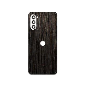 MAHOOT Dark-Gold-Stripes-Wood Cover Sticker for Motorola Moto G52