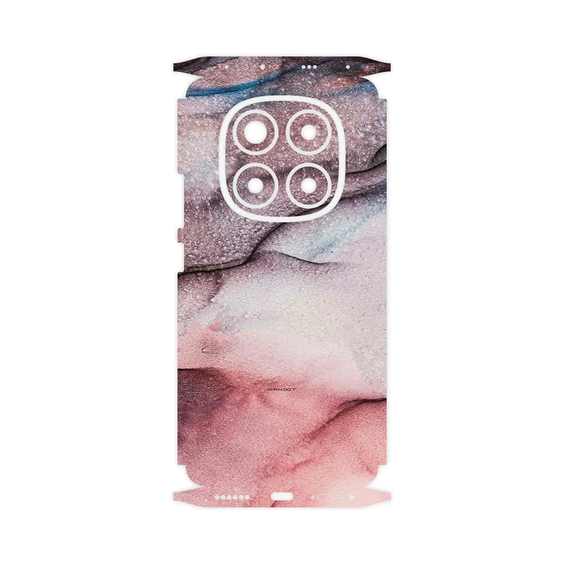برچسب پوششی ماهوت مدل Smoky pink marble-FullSkin مناسب برای گوشی موبایل شیائومی Redmi Note 14 Pro 5G