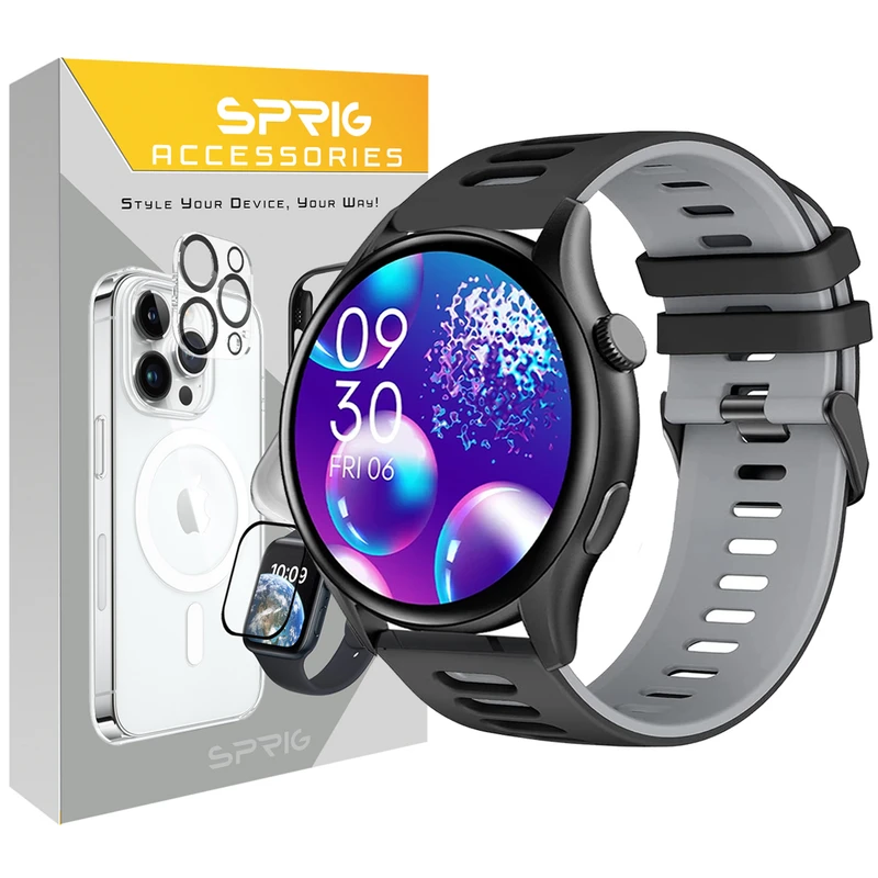 بند اسپریگ مدل Hike HVS مناسب برای ساعت هوشمند تی سی اچ Z40