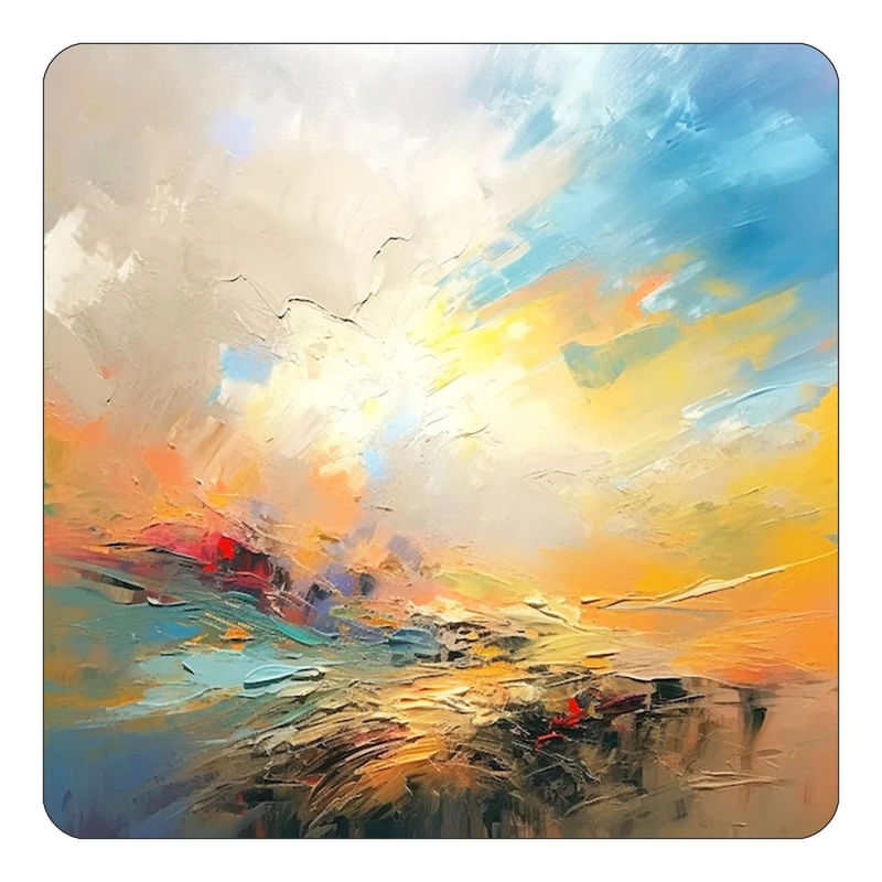 مگنت کاکتی طرح نقاشی رنگ روغن مدل mp69441