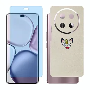 Glass Together model anti blue screen protector suitable for Honor X9c mobile phone with back cover sticker