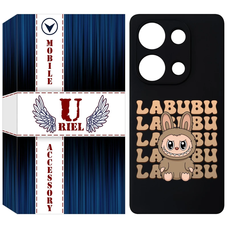 کاور یوریل قاب مدل KSH کد 134 طرح عروسک لبوبو مناسب برای گوشی موبایل شیائومی Redmi Note 14S / Note 13 Pro 4G / Poco M6 Pro 4G
