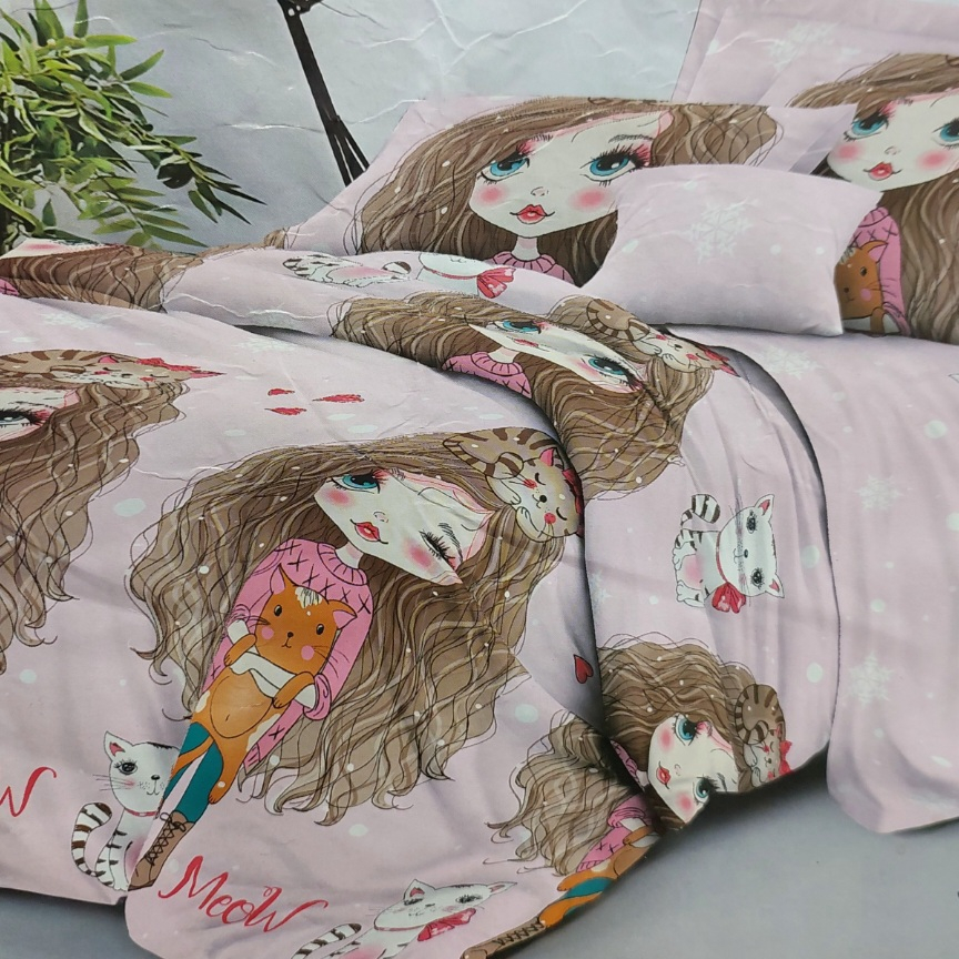 سرویس خواب مدل دخترانه یک نفره 4 تکه