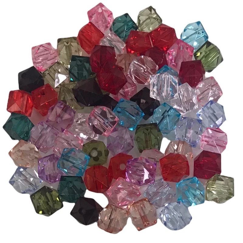 مهره دستبند مدل مکعبی کد 359 بسته 50 عددی