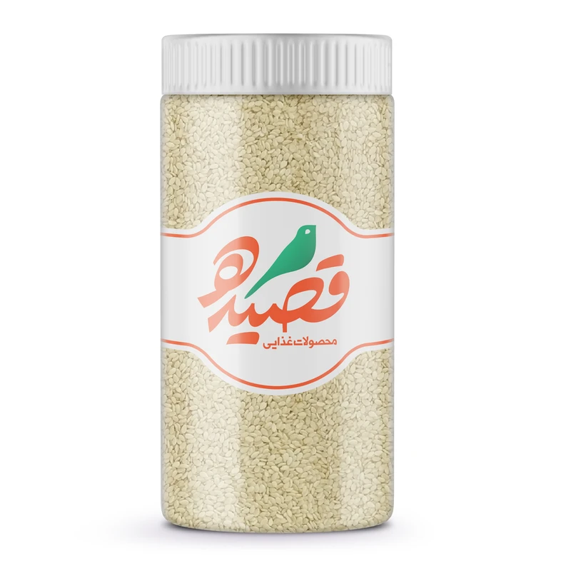 کنجد سفید خام قصیده - 800 گرم