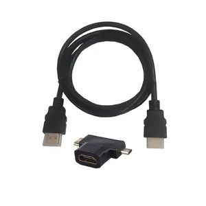 کابل HDMI مکا مدل MH-MM طول 1 متر به همراه مبدل Micro HDMI / Mini HDMI