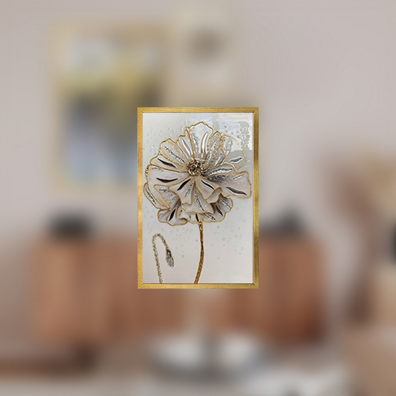 تابلو بکلیت طرح نقاشی طبیعت مدل شاین اکلیلی T-797 مجموعه 3 عددی